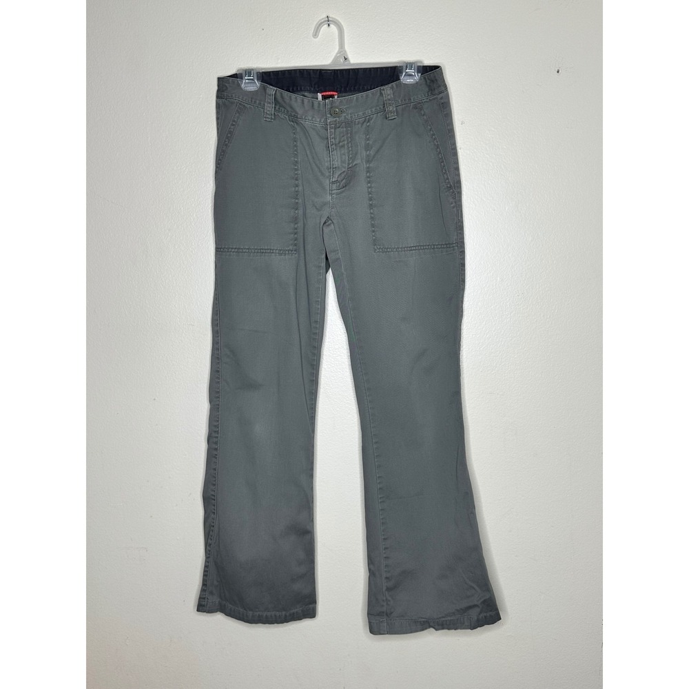 The North Face Cargo Pants Low Rise Cotton Vintage Utility‎ Gray Womens size 4 - Picture 2 of 10